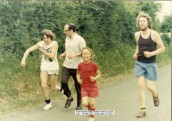 ASH023 Sponsored run Football Club 
Paul Retter, Peter Ash, Don Crisp & his son