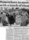 April 1998 - Western Daily Press report about opening of The Millenium Hall