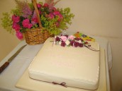 COF512 June 2011 Gardening Club Tea Party - 30th Birthday Cake