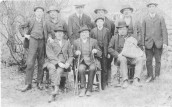 FNA568 c1800 Seavington St. Mary - Thomas Napper in front with sticks