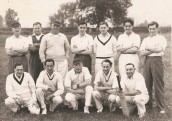 GDE313 Cricket team - BackRow:   ?Male, Henry Clarke ,Sidney Rowsell, Gordon Denman,  Ron Swain?,? Bool, ? Lawrence

Front Row  ?, Cliff Male?, Ted Shires, Roy Ash and â€˜Murphyâ€™ Allen

 

