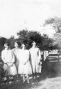 KGU770   35 Far right possibly Hilda Bessie Drayton and Sisters. (Possibly any of Alice May, Eve Kate, Ethel Maud, Ellen Beatrice, Olive, Annie or Evelyn M Drayton)