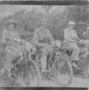 MPA144 Hilda, Jack & Gladys Buckrell who lived at the Old Parsonage before the Webb family 