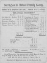 MPA178 Seavington Friendly Society accounts 