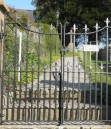 SWM345 St Michael's Church gate 2011