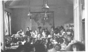 V&E342 1905 Church education - the Rector visiting Seavington St. Michael school