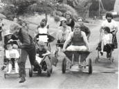 PPR603 July 1989 Seavington Village Fete, Pram Race - taken by D W J Wheadon